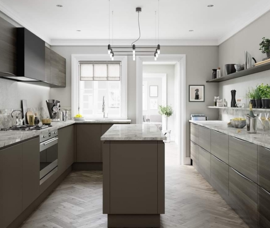 Modern kitchen renovation for rental property Ireland by DL Interiors